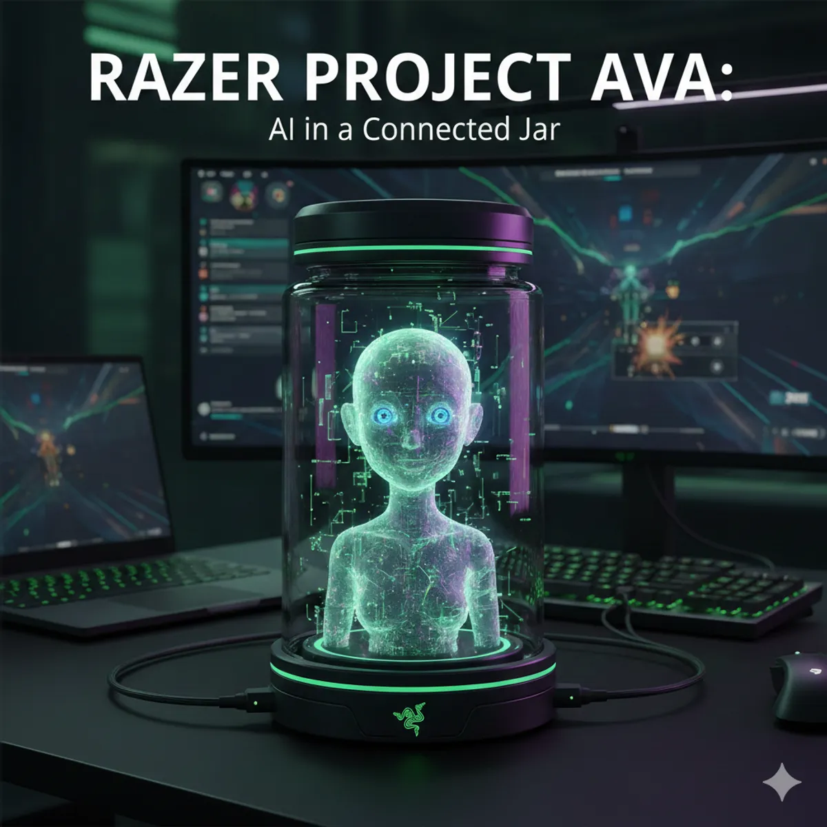 Projet Ava : Quand Razer enferme une IA dans un bocal